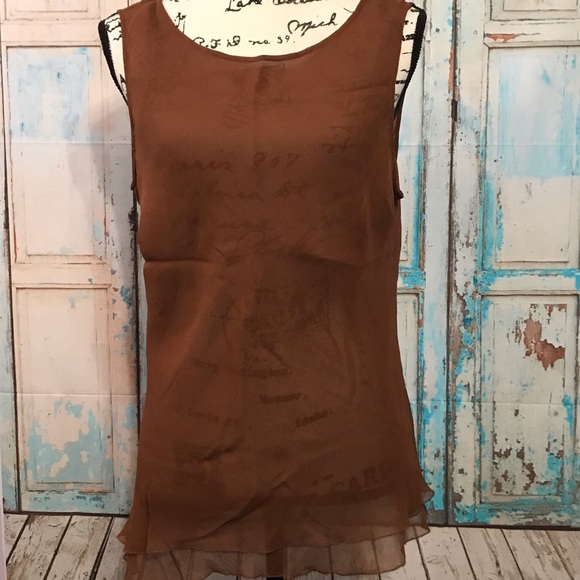 Newport News Tops - Newport News 100% Silk Tank